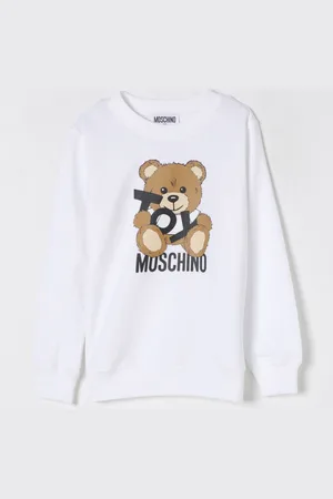 Moschino Felpa in cotone con logo Teddy