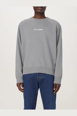 Maison Kitsuné Felpa a girocollo in cotone con logo