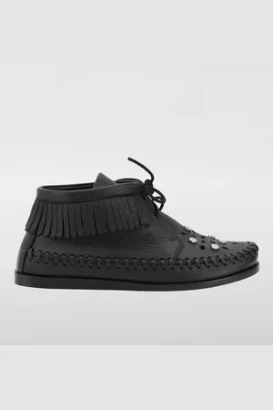 Isabel Marant Derby Erkee in pelle a grana con fiori metallici
