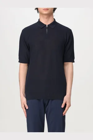 ELEVENTY Polo in cotone con zip