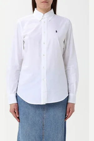 FAY Camicia basic in cotone con logo Polo Ralph Lauren