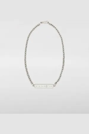 Maison Margiela Collana Numeric in ottone