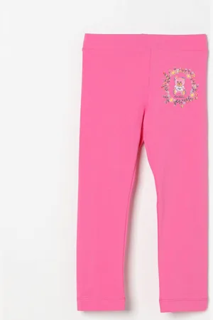 Moschino Leggings in cotone con Teddy