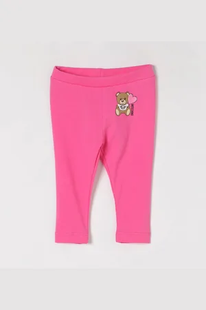 Moschino Leggings in cotone con Teddy