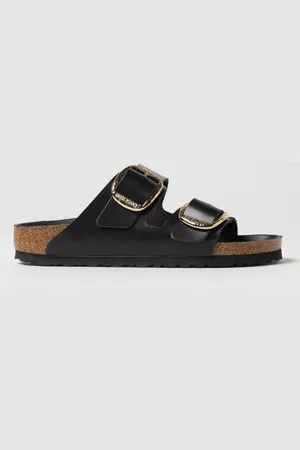 Birkenstock Sandalo Arizona Big Buckle in pelle spazzolata