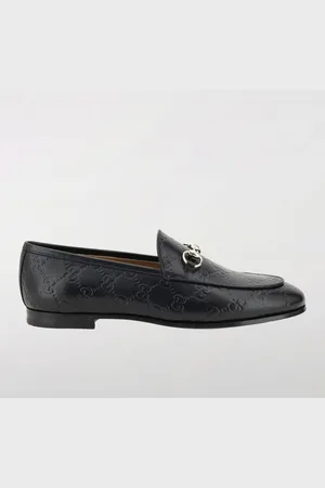 Gucci Mocassino Jordaan in pelle con monogram GG all over