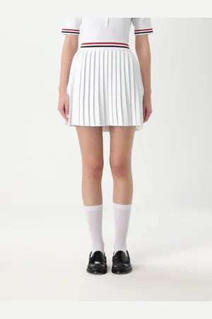 Thom Browne Gonna plissettata in misto viscosa