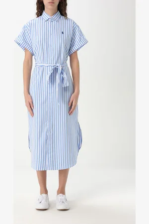 Ralph Lauren Abito chemisier in cotone a righe