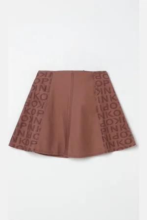 Pinko Gonna svasata con logo all-over