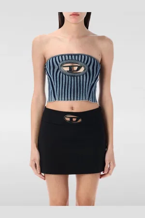 Diesel Top a fascia in jersey di cotone
