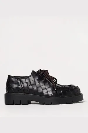 Bottega Veneta Derby Haddock in pelle intrecciata