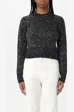 Golden Goose Maglia a girocollo in misto lana con paillettes