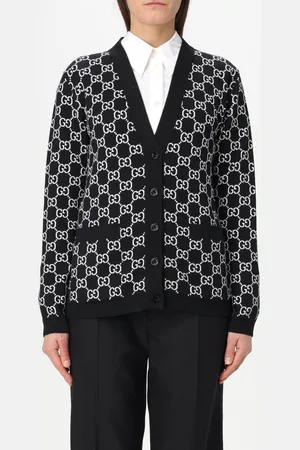 Gucci Cardigan in misto lana con monogram