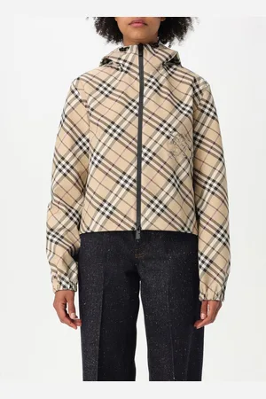 Burberry Giubbotto in nylon con stampa Vintage Check