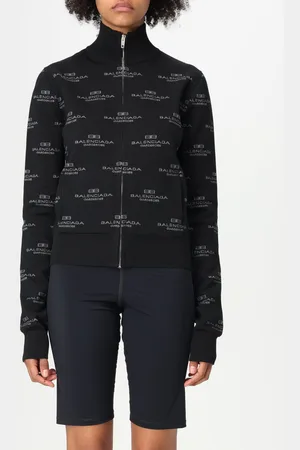 Balenciaga Felpa a collo alto con logo all-over