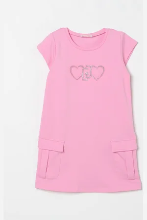 Liu Jo Abito in cotone cargo con logo glitter