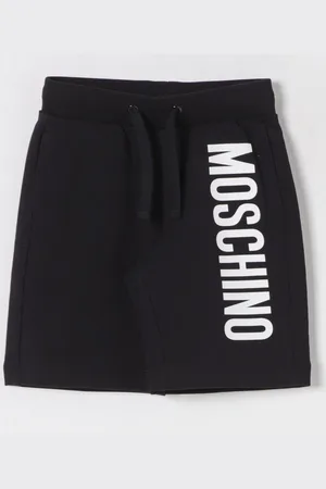 Moschino Pantaloncino jogging in cotone con maxi logo