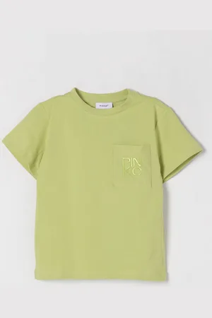 Pinko T-shirt basic con logo ricamato