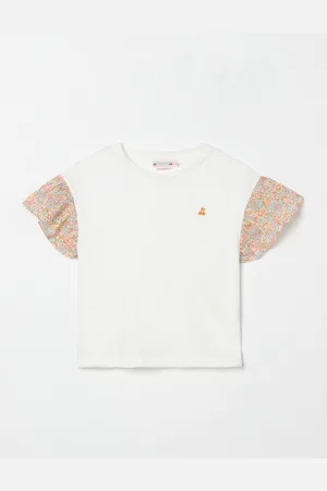 BONPOINT T-shirt in cotone con logo