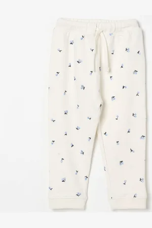 BONPOINT Pantalone jogging in cotone con ciliegie all-over