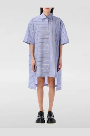 J.W.Anderson Abito chemisier misto cotone a righe