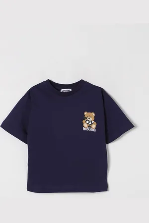 Moschino T-shirt in cotone con logo Teddy Toy Moncler