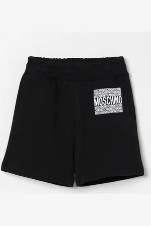 Moschino Pantaloncino jogging in cotone con logo