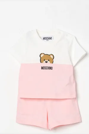 Moschino Coordinato in cotone Teddy Toy