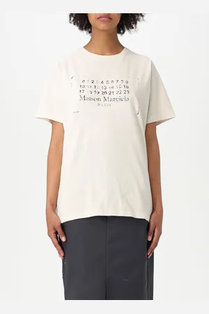 Maison Margiela T-shirt in cotone con logo numeric