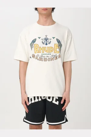 Rhude T-shirt in cotone con logo