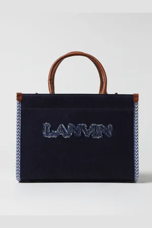 Lanvin Borsa a mano in misto cotone