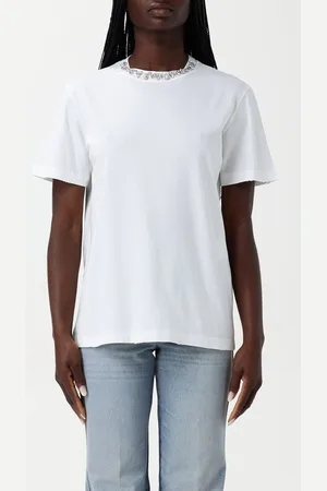 Golden Goose T-shirt in cotone con girocollo gioiello