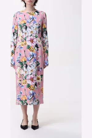 Dolce & Gabbana Abito in seta floreale