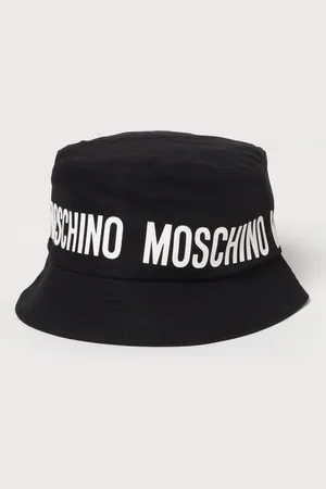 Moschino Cappello in cotone con logo