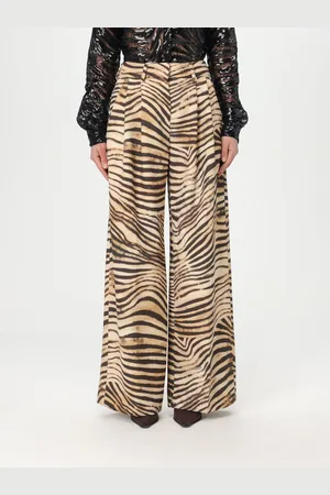 Roberto Cavalli Pantalone in jersey con stampa zebrata