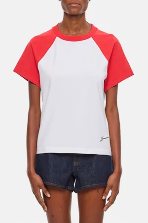 Jacquemus T-shirt in cotone bicolor