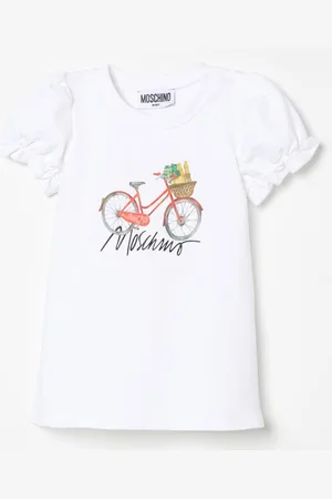 Moschino Abito in cotone con stampa grafica