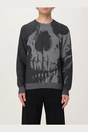 Alexander McQueen Pullover McQueen in lana con stampa Skull