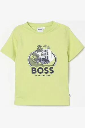 HUGO BOSS T-shirt in cotone stampata