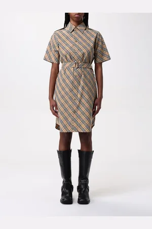 Burberry Abito chemisier in cotone Vintage Check
