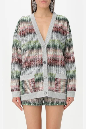 Missoni Cardigan in misto viscosa lurex