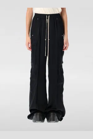 Rick Owens Pantalone cargo in misto viscosa