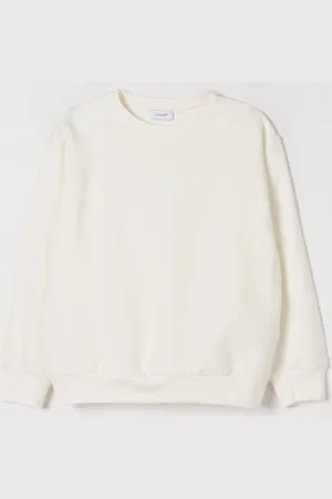 Pinko Felpa a girocollo in cotone con logo