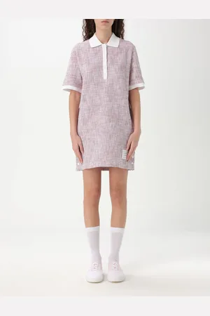 Thom Browne Abito corto in tweed di cotone