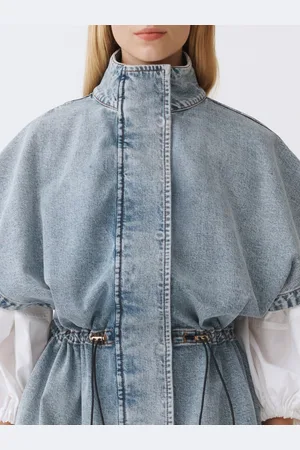 Fabiana Filippi Giacca in denim con coulisse