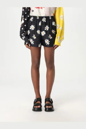 Moschino Pantaloncino in seta con stampa
