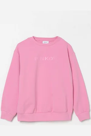 Pinko Felpa a girocollo in cotone con logo