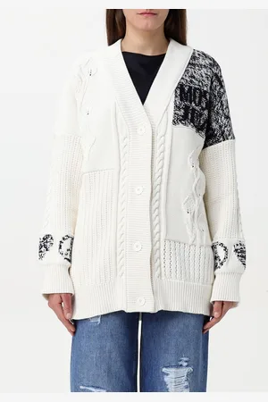 Moschino Cardigan in maglia di misto cotone