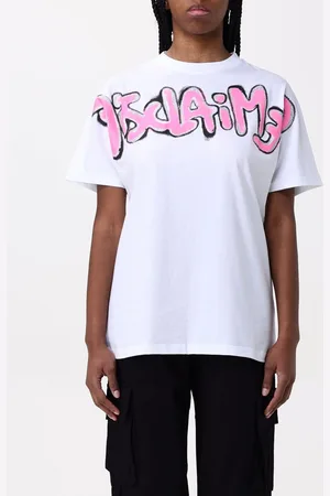 DISCLAIMER T-shirt in cotone con stampa logo