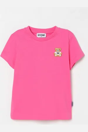 Moschino T-shirt in cotone con stampa Teddy